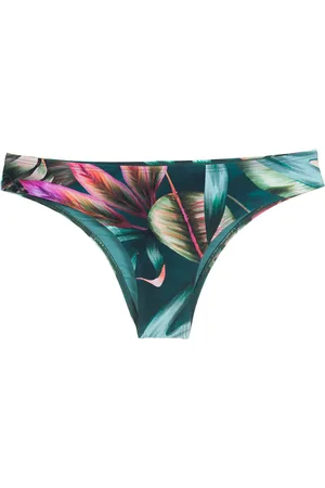 Lygia & Nanny Bikini bottom con hojas estampadas