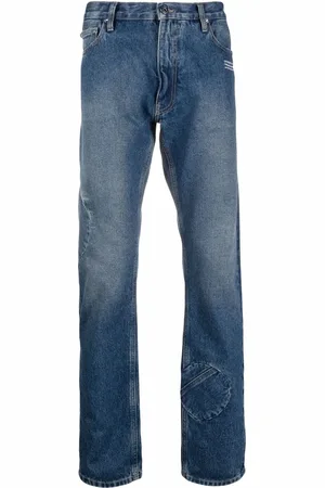 OFF-WHITE Jeans slim con logo estampado