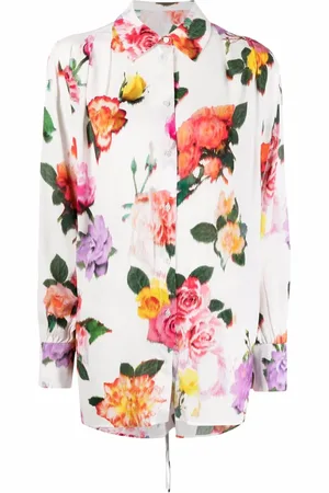 Msgm Camisa con estampado floral