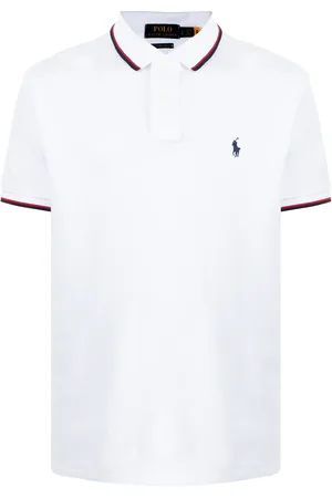 Ralph Lauren Playera tipo polo con logo bordado