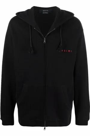 QASIMI Hoodie con bordado de eslogan