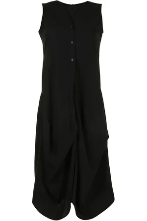 GOEN.J Vestido drapeado sin mangas