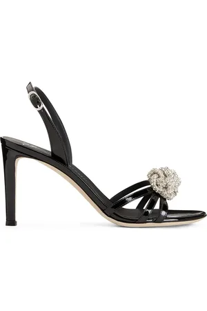 Giuseppe Zanotti Sandalias con tacón stiletto y detalles de cristal