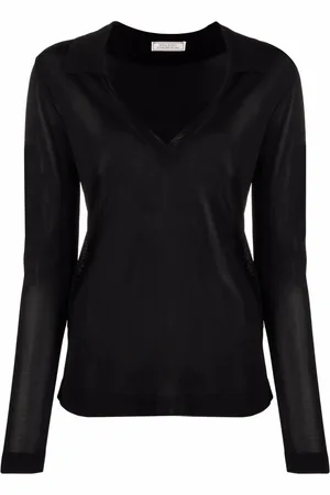 Nina Ricci Suéter tejido con cuello en V