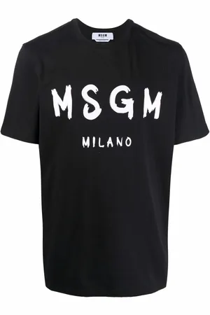 Msgm Playera con logo estampado
