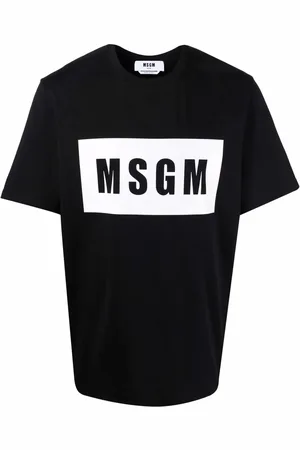 Msgm Playera con logo estampado