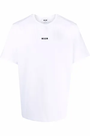 Msgm Playera con logo estampado