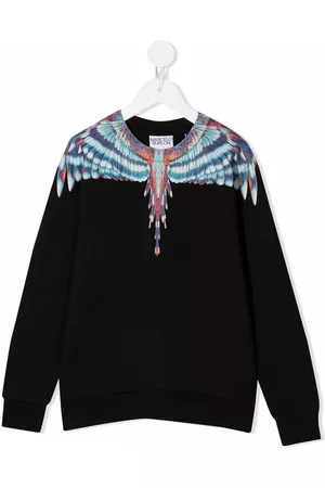 MARCELO BURLON Sudadera con motivo Wings