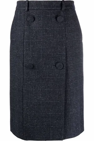 Nina Ricci Falda midi a cuadros