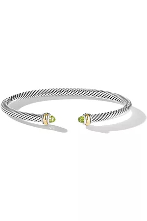David Yurman Pulsera Classic Cable en oro amarillo de 18kt y plata de ley de 4mm
