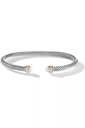 David Yurman Pulsera Classic Cable en oro amarillo de 18kt y plata de ley de 4mm