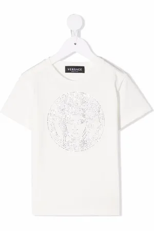 VERSACE Playera Medusa con detalles de cristal