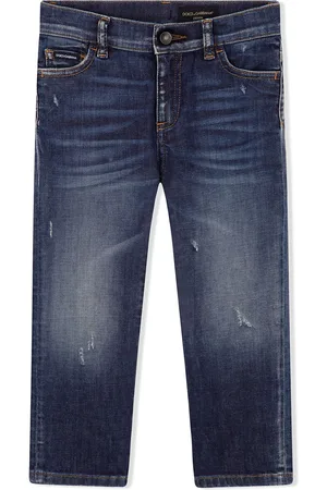 Dolce & Gabbana Jeans rectos con efecto lavado