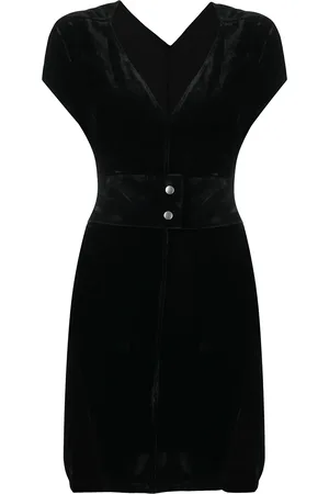 Rick Owens Vestido corto de terciopelo