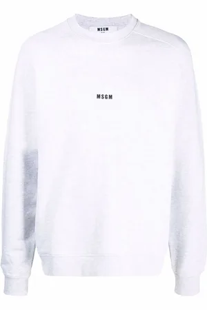 Msgm Suéter con logo estampado