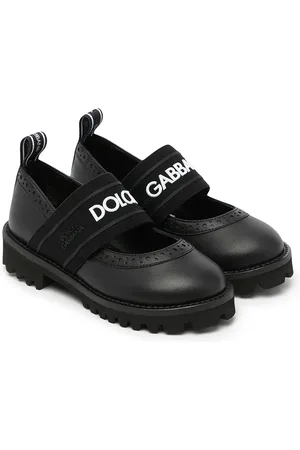 Dolce & Gabbana Zapatos estilo Mary Jane con franja del logo