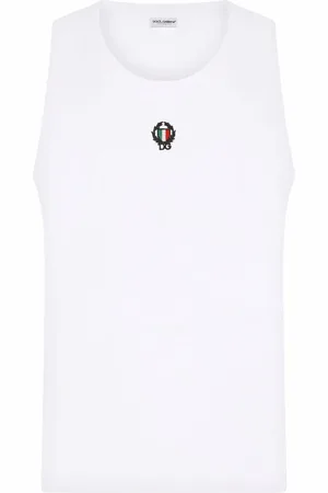 Dolce & Gabbana Top con logo bordado