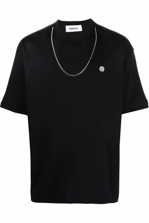 AMBUSH Playera con detalle de cadena