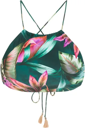 Lygia & Nanny Bikini IIana con estampado de hojas