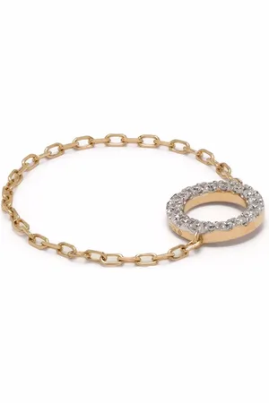 DJULA Anillo en oro amarillo de 18Kt con diamantes