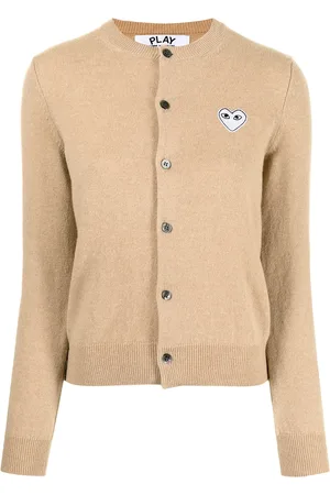 Comme des Garçons Cárdigan con bordado de corazón