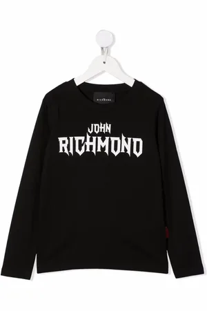 John Richmond Playera con logo estampado
