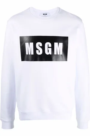 Msgm Sudadera con logo estampado