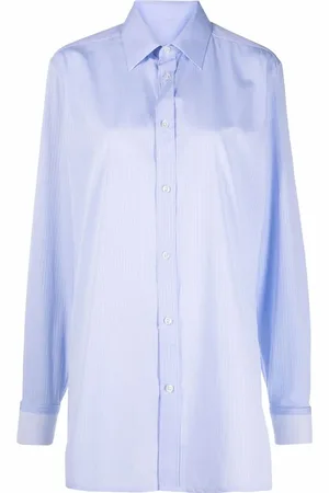 Maison Margiela Camisa con estampado de rayas