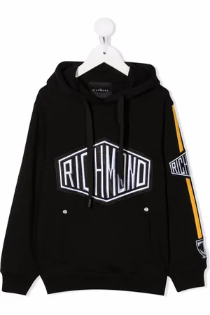 John Richmond Hoodie con logo bordado