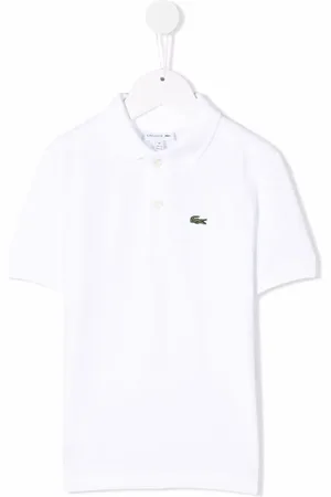 Lacoste Playera tipo polo con bordado de cocodrilo