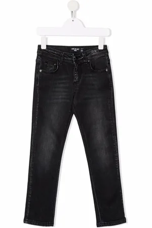 Neil Barrett Jeans de tiro alto con efecto degradado