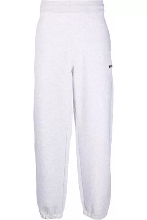 Msgm Pants con logo estampado