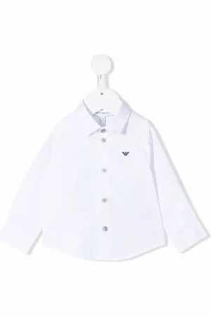 Emporio Armani Camisa con parche del logo