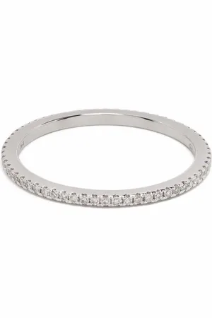 DJULA Anillo de compromiso en oro blanco de 18kt con diamantes