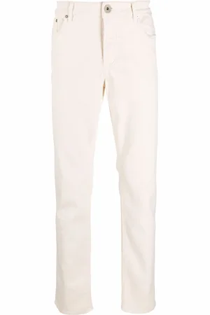 Brunello Cucinelli Jeans rectos con tiro alto