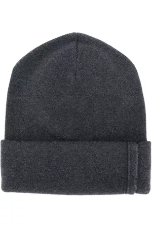 Brunello Cucinelli Gorro tejido de canalé