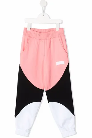 Msgm Pants con diseño color block