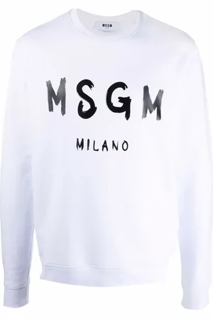 Msgm Sudadera con logo estampado