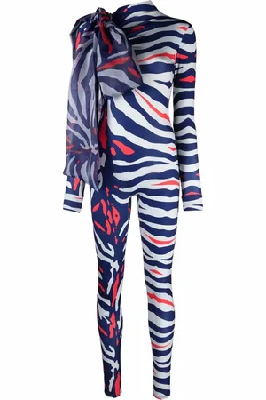 Atu Body Couture Jumpsuit con animal print