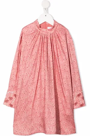 Chloé Vestido recto con motivo de cachemira