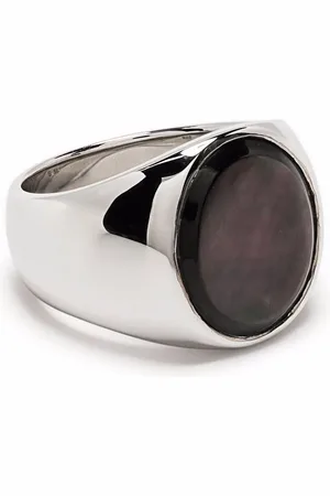 TOM WOOD Anillo de sello con madreperla