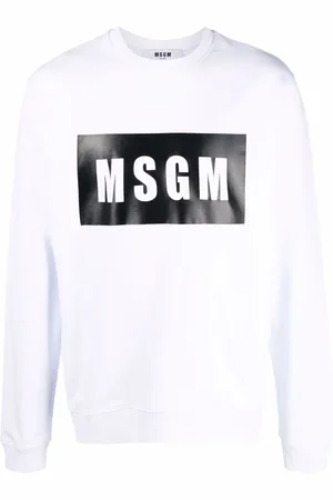 Msgm Sudadera con logo estampado