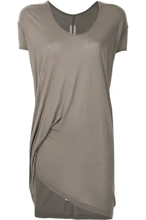 Rick Owens Playera con detalles drapeados