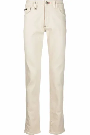 Philipp Plein Jeans slim con placa del logo