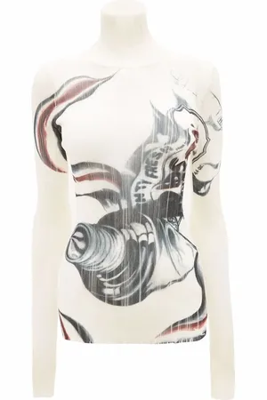 J.W.Anderson Top con estampado abstracto