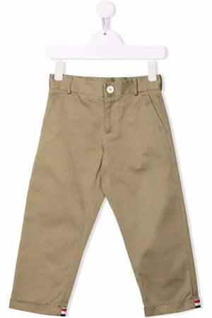 Thom Browne Pantalones chinos con detalle de rayas RWB