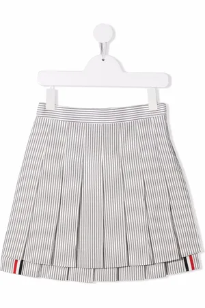 Thom Browne Falda con detalle de rayas RWB