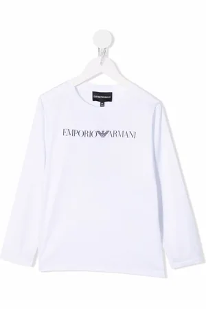 Emporio Armani Playera con logo estampado