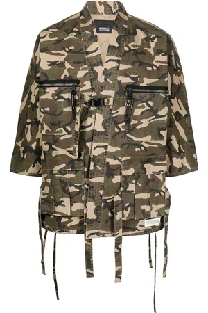 MOSTLY HEARD RARELY SEEN Chamarra con estampado militar