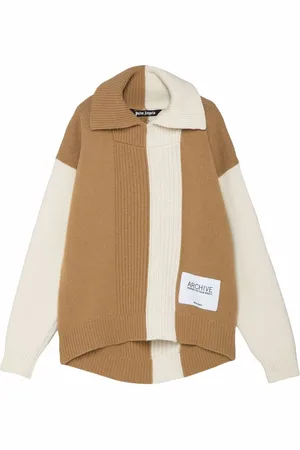 Palm Angels Suéter tejido con diseño color block